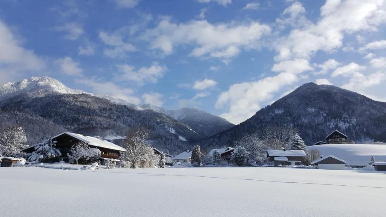 Chiemgauferienwohnungen - Wanderlust Und Alpenrose Unterwoessen Ngoại thất bức ảnh