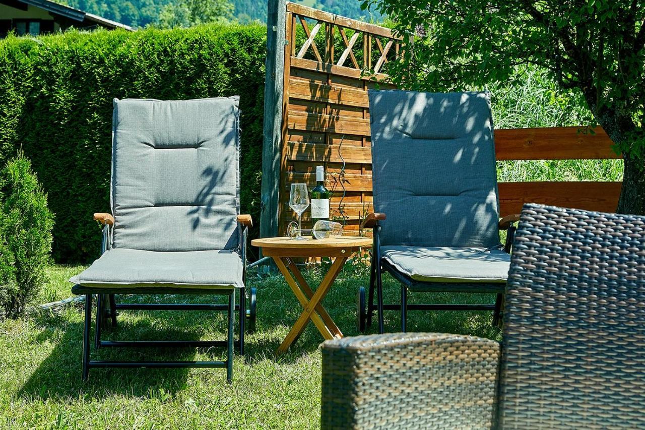 Chiemgauferienwohnungen - Wanderlust Und Alpenrose Unterwoessen Ngoại thất bức ảnh