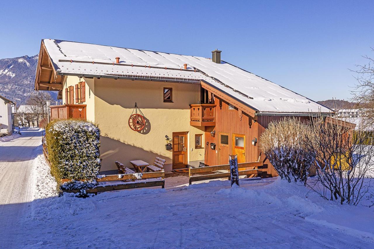 Chiemgauferienwohnungen - Wanderlust Und Alpenrose Unterwoessen Ngoại thất bức ảnh