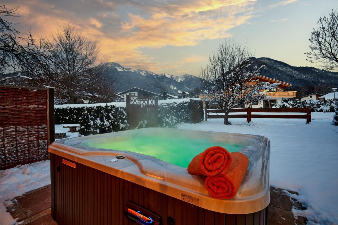 Chiemgauferienwohnungen - Wanderlust Und Alpenrose Unterwoessen Ngoại thất bức ảnh